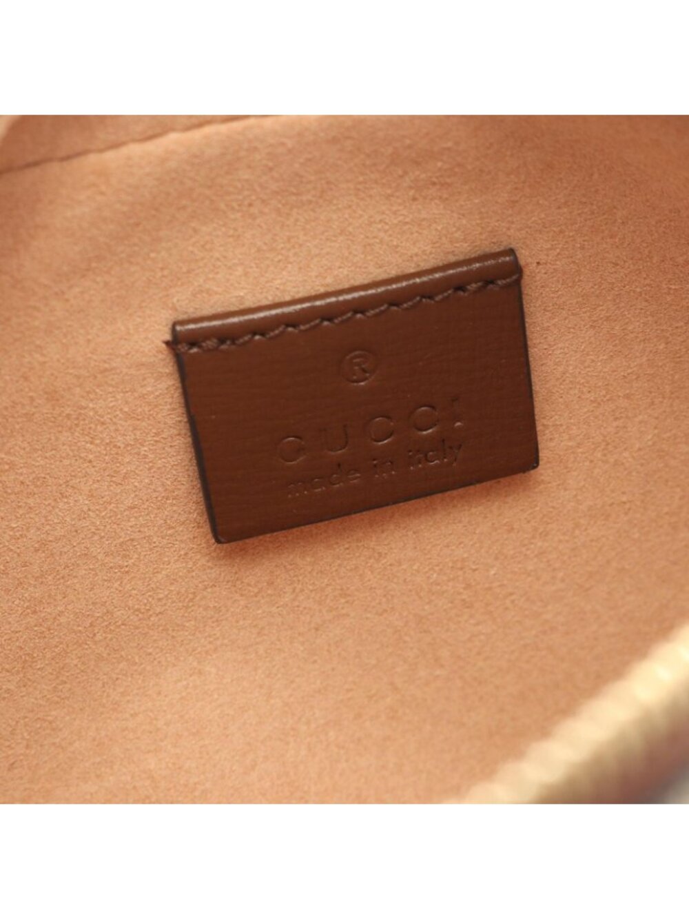 Gucci Shoulder Bag Interlocking GG Supreme Beige Brown Canvas Leather - Picture 4 of 8